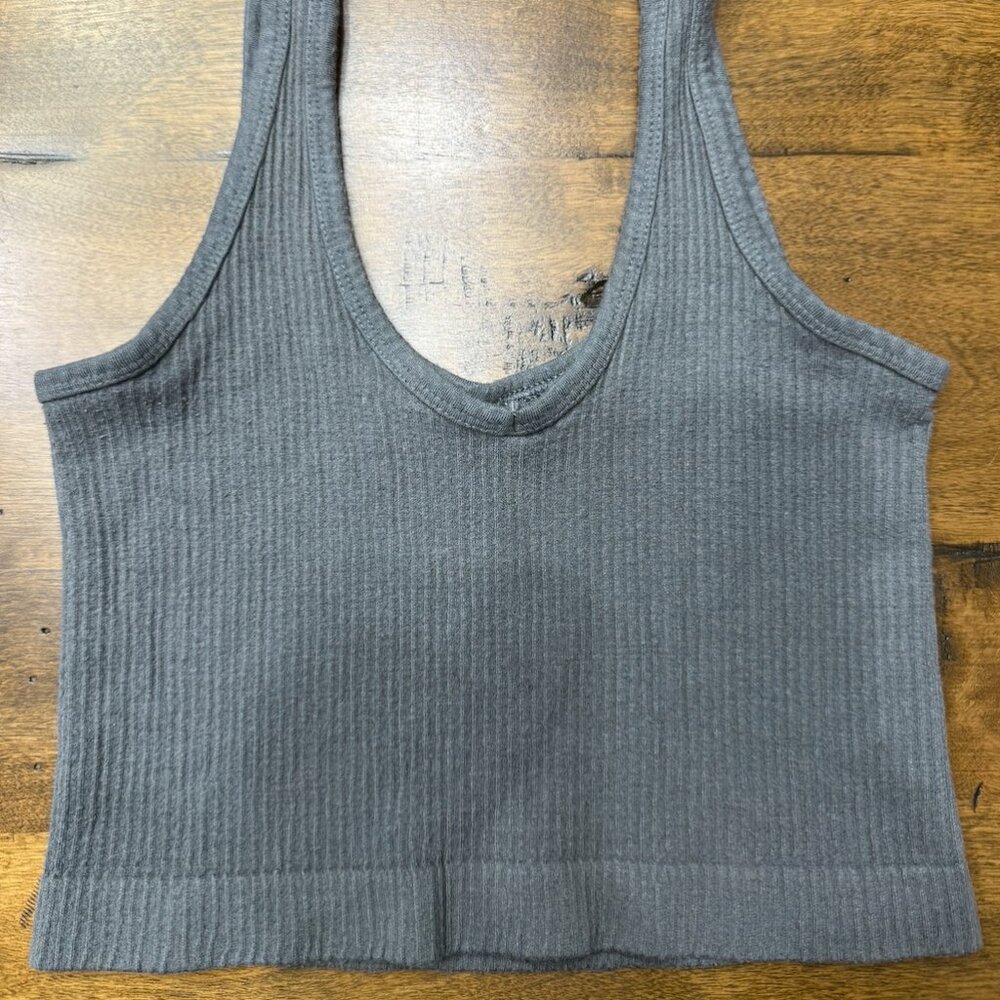 Dark Gray Out From Under Tank from Urban Outfitters, size small.